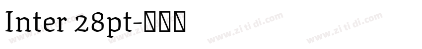 Inter 28pt字体转换